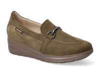 chaussure mobils mocassins adelia taupe loden